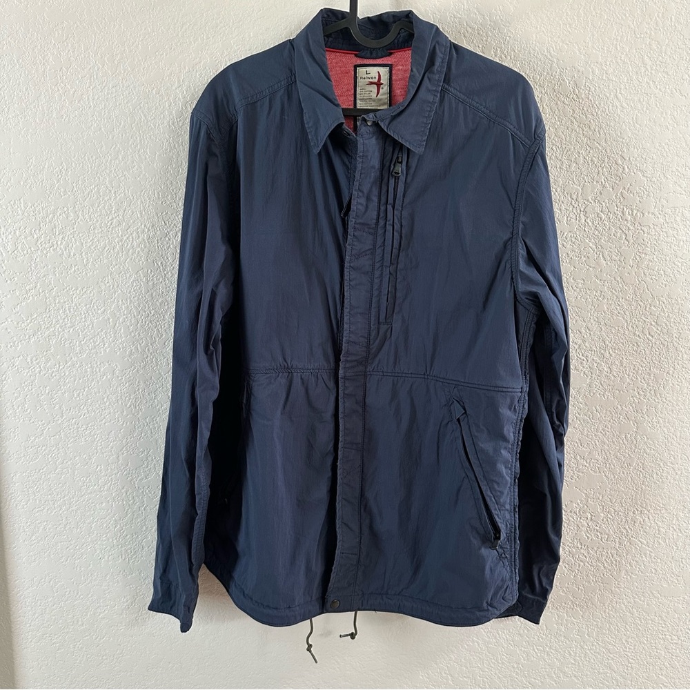 Relwen Men’s Lightweight Jacket – Navy, Size Large